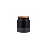 Cole & Mason Hinxton Zwart/Grijs Kleine Voedsel Opbergpot met Deksel