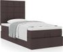 Prolenta Maison Exclusive - Ottoman bed met matras, donkergrijs, 100x200 cm, textiel