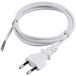Conrad Sygonix SY-6329436 Stroom Netzkabel Wit 1.50 m