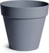 Mega Collections Plantenpot - kunststof - grijs - binnen/buiten - D39xH35 cm - bloempot