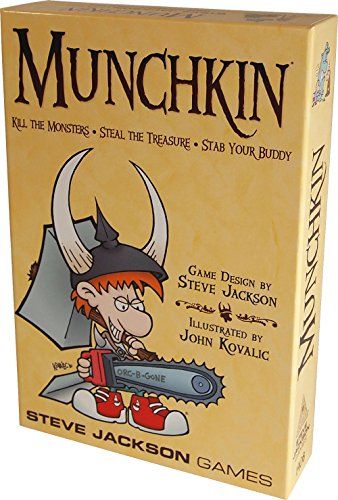 MUNCHKIN Steve Jackson Games 1408SJG Card Game (2010 Revised Edition) Strategy Game: Kill the Monsters, Steal the Treasure, Stab Your Buddy