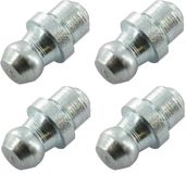 cyclingcolors 4 x smeernippel staal kegelsmeernippel vetpers nippel tractor grasmaaier auto motorfiets scooter, M6 180°