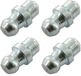 cyclingcolors 4 x smeernippel staal kegelsmeernippel vetpers nippel tractor grasmaaier auto motorfiets scooter, M6 180°