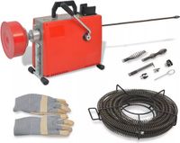 vidaXL Leidingreinigingsmachine 250 W 15 m x 16 mm 4,5 m x 9,5 mm