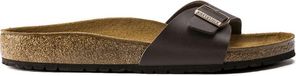 Birkenstock Madrid Dames Slippers Dark Brown Regular-fit | Bruin | Imitatieleer | Taille 42