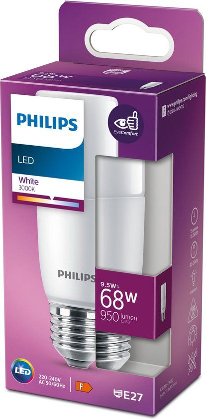 Philips LED Lamp E27 | 950 lm | 3000 K | Wit Licht