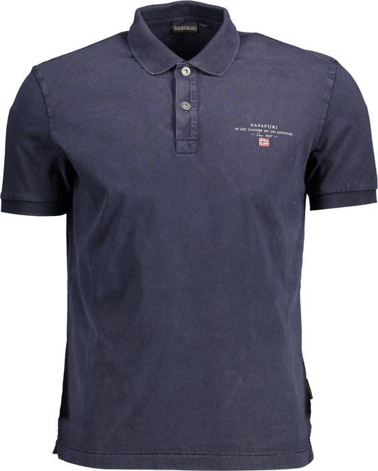 Napapijri Polo - Blauw - Heren - Maat XXL - Katoen