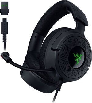 Razer Kraken V4 X - Gaming Headset - Razer Chroma RGB - Zwart