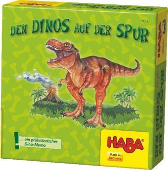 Haba Memoryspel Den Dinos auf der Spur (DU) - 4010168075914