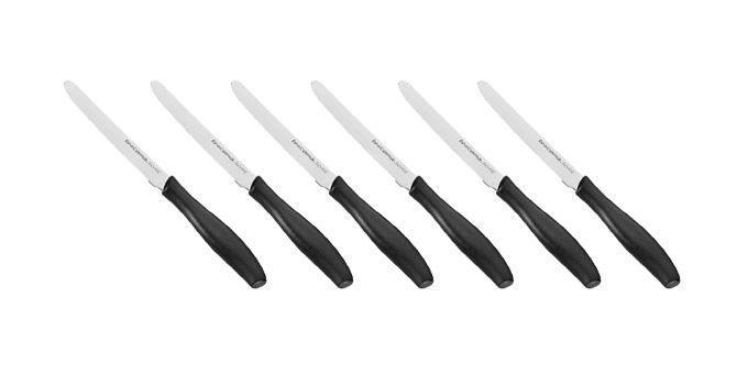 Tescoma 862011 Tafelmessen - 6 stuks - Roestvrij staal - Vaatwasserbestendig