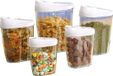 Bacs de rangement empilables en acrylique, 5 pièces, 300-1440 ml