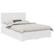 vidaXL Bedframe with Drawer and Headboard White 160 x 200 cm Engineered Wood
