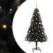 vidaXL Sapin de Noël Noir 150 cm PVC