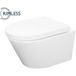 Wiesbaden Vesta Toilet à poser sans bride avec abattant de toilette Vesta - Softclose et Quick Release - Blanc brillant