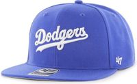 47Brand '47 MLB Los Angeles Dodgers No Shot Script Under CAPTAIN Snapback Pet Blauw Unisex