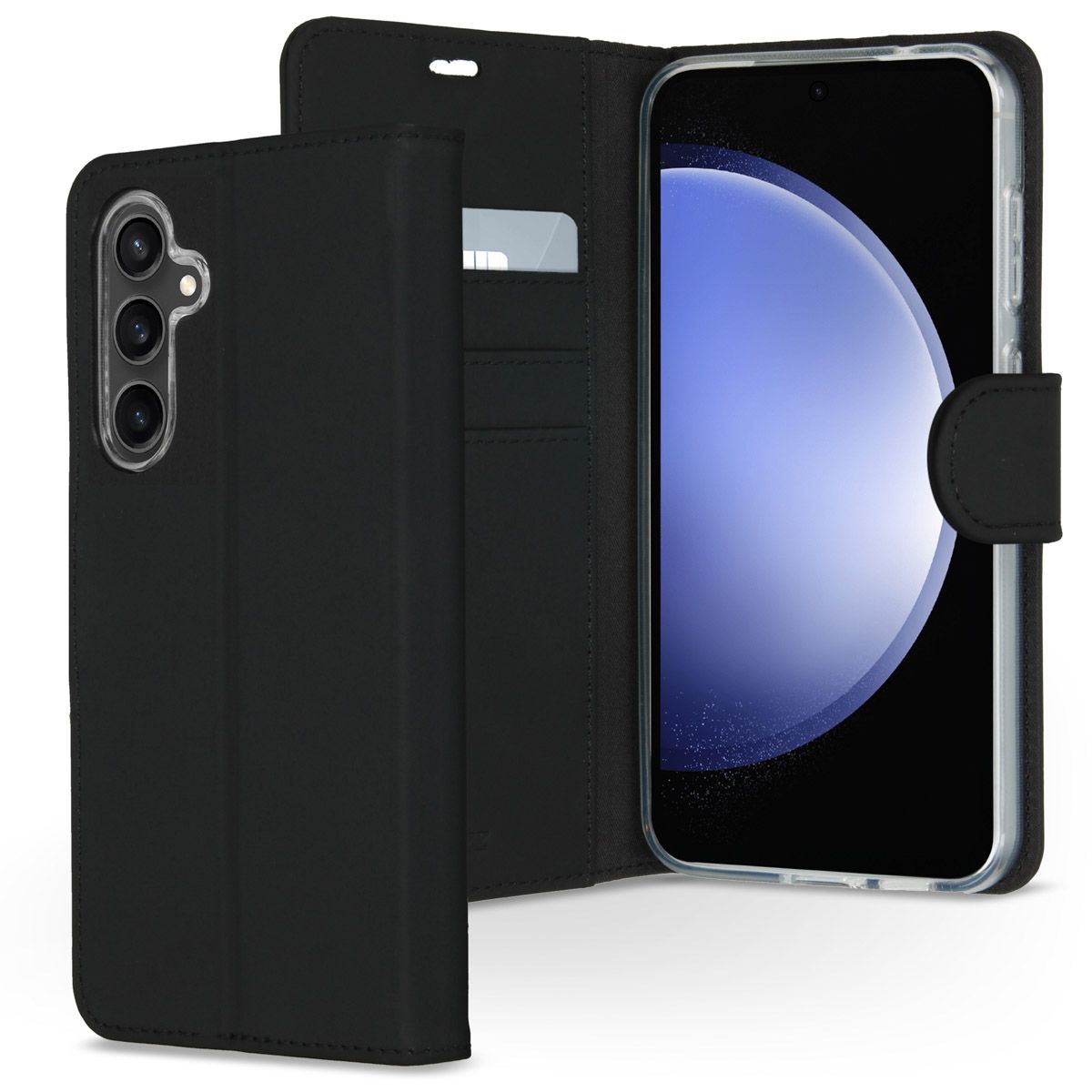 Accezz Wallet Softcase Bookcase Samsung Galaxy S23 FE - Black