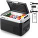 VEVOR Compresseur Glacière 25L, Glacière Portable de Voiture avec Température Réglable & Commande par Application, Réfrigérateur 12/24V DC et 100-240V AC pour Activités Extérieures Telles que le Camping, les Voyages et les Camping-cars