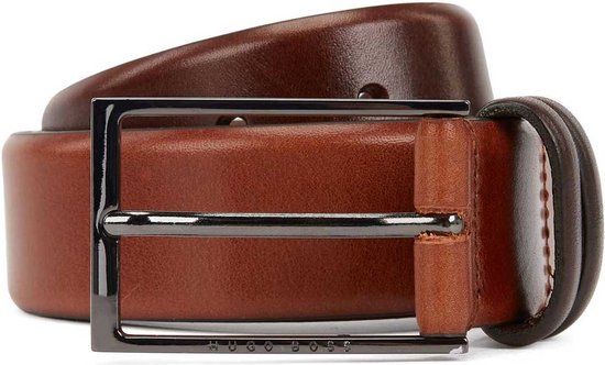 BOSS Carmello Heren Riem - Middenbruin - Maat 95 - Leer