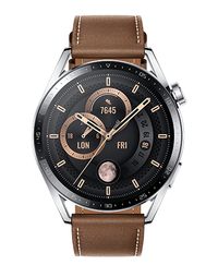 Huawei Watch GT 3 46mm Smartwatch - AMOLED - GPS - Stainless Steel - Brown