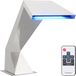 vidaXL Cascade de piscine avec LED RVB, Acier inoxydable, 63,5 x 29 x 51 cm