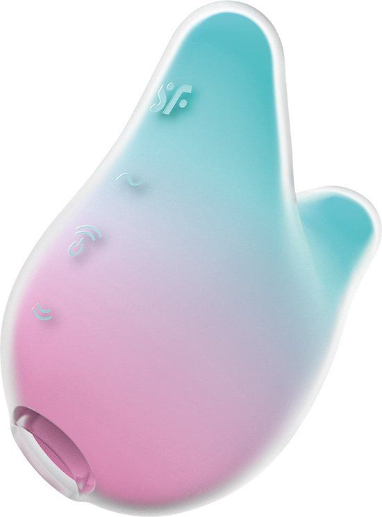 Satisfyer Mermaid Vibes - Vibrerende Luchtdruk Vibrator - Mint/Roze