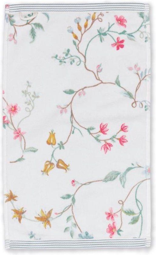 PIP Studio Les Fleurs gastendoekje 30x50 cm wit