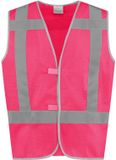 Merkloos / Sans marque Bestex Fabricage BV Veiligheidsvest 100% polyester roze maat L-XL
