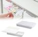 Boîte de rangement dissimulée sous le bureau - Organisateur de tiroir adhésif pour la maison et la coiffeuse - Lot de 2, 22x15.5x3cm