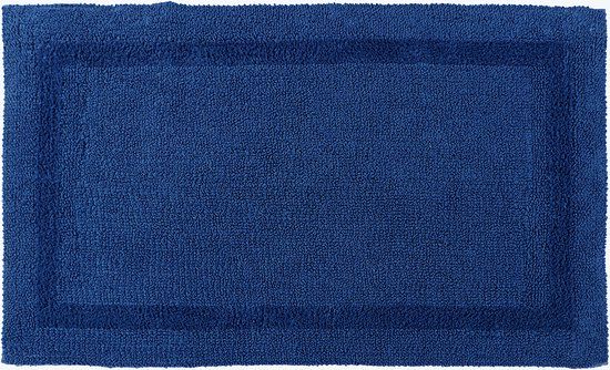 Homescapes XXL badmat donkerblauw 70x120 cm