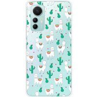Xiaomi Mi 12 Lite Cactus et Alpaga Bedrukt siliconen hoesje