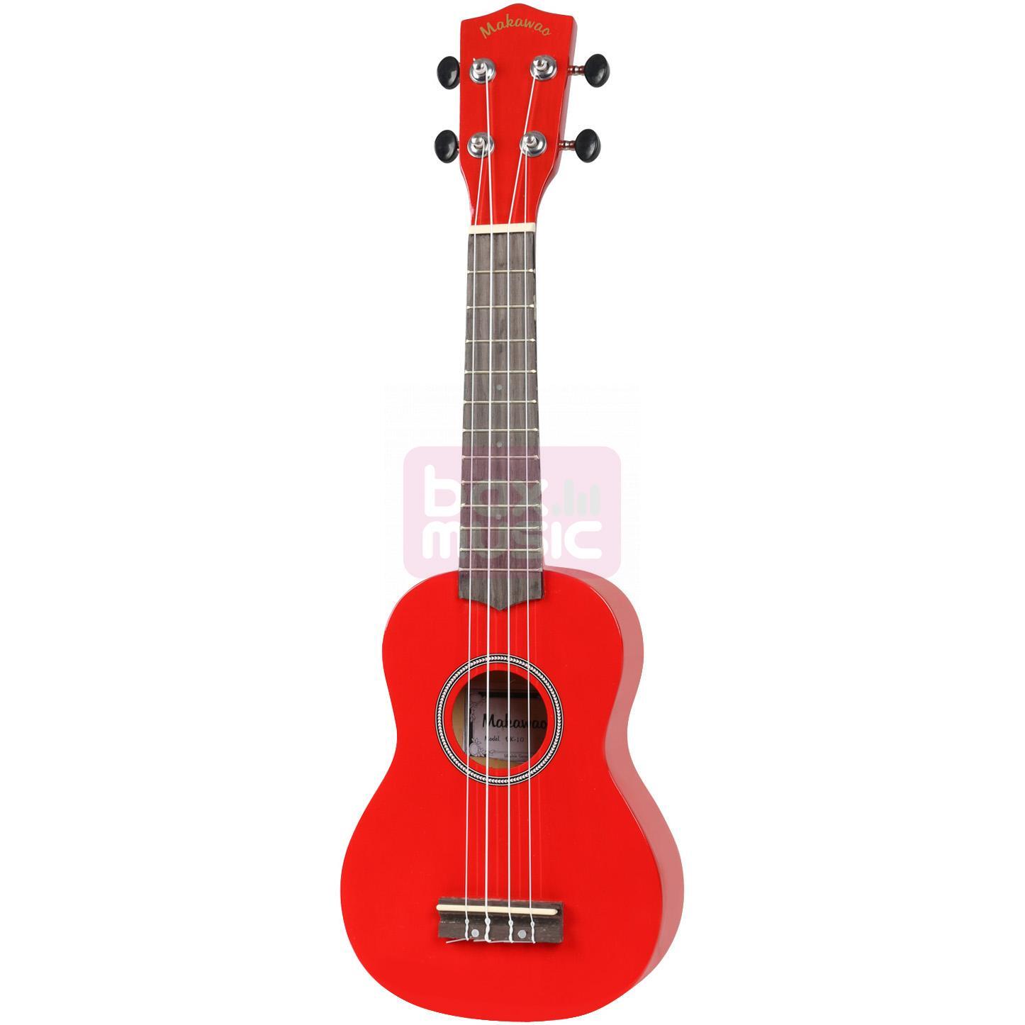 Makawao Sopraan Ukulele UK-10 Rood