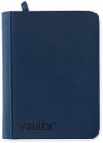 Vault X 4-Pocket Exo-Tec® Zip Binder - Verzamelmap - 160 Kaarten/Blauw