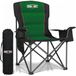 OVERMONT 204 kg extra grote campingstoel voor volwassenen met koeltas en draagtas - Heavy Duty klapstoel ondersteuning 204 kg met hoge rug en bekerhouder, comfortabel voor tuin, picknick, strand