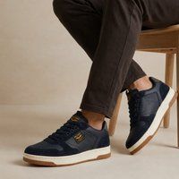 PME Legend PME Legend Porter Sneakers blauw Leer