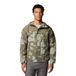 Columbia Men's Challenger 2 Novelty Windbreaker, Lightweight Windbreaker Jacket, Stone Green Cracked Earth/Stone Green, XL