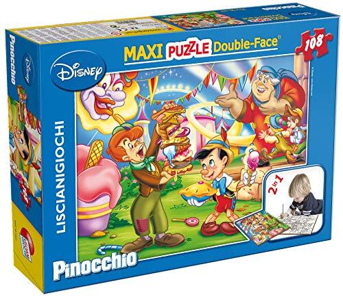Disney Pinokio puzzel dwustronne maxi: 108 elementów