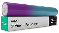 CRICUT Op warmte reagerend, kleurveranderend Vinyl (Permanent) | Paars <-> Turkoois | 30,5cm x 61cm (12" x 24") | Voor alle snijmachines