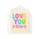 Grappige Love You Mum Grappige Nieuwigheid Wenskaarten | Verjaardag Moederdag Moeder Moeder Moeder Mummie Van Zoon Van Dochter Geklets Grappige Grap | CBH1283