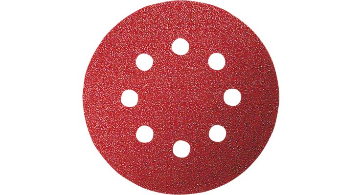 Bosch C430 Expert for Wood and Paint Sanding Sheet, 125mm, Grit 60, 8 Holes, Hook and Loop, Pack of 5