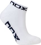 Nox Chaussettes basses blanches et bleues pour femme