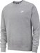 Nike Men Sportswear Club Crewneck BB Sweater - Grey - Size XL