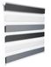 Double roller blind - Vertical blinds - Day and night roller blind - Light-permeable - Dust-repellent - Fabric - Cord operation - 90 x 150 cm