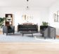 Maison Exclusive Ensemble de canapé Chesterfield 3 pièces, noir, similicuir