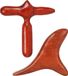 oCreon Houten massageapparaat, 2 houten massageapparaten. Delta-vleugel massageapparaat. Vietnamese geurhout massageapparaat voor diepe weefselmassage en triggerpunten. Circulerende voetmassage (rood)