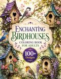 Enchanting Birdhouses Coloring Book for Adults
