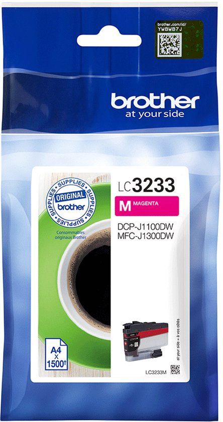 Brother LC3233M Magenta inktcartridge - Origineel