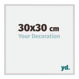 yd. Cadre photo 30x30 cm Aluminium Argent Mat Miami