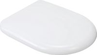 Duroplast toilet seat with soft close, U-shape, white