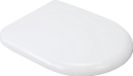 Duroplast toilet seat with soft close, U-shape, white