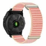 By Qubix Qubix Nylon Sport Loop bandje - Roze - 20mm Quickfit - Geschikt voor Garmin Fenix 9 / 9 pro - 43mm